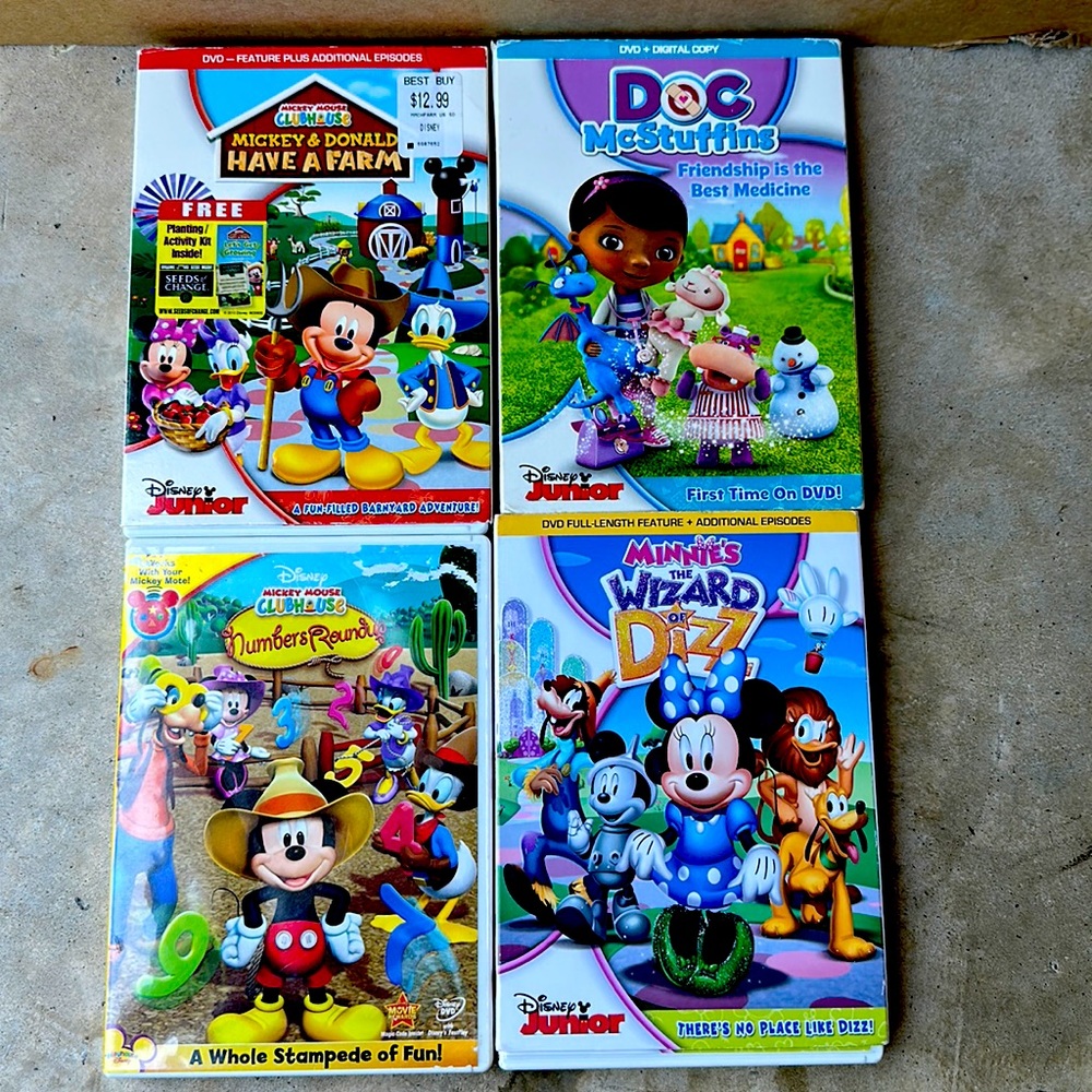 Disney Junior dvds
